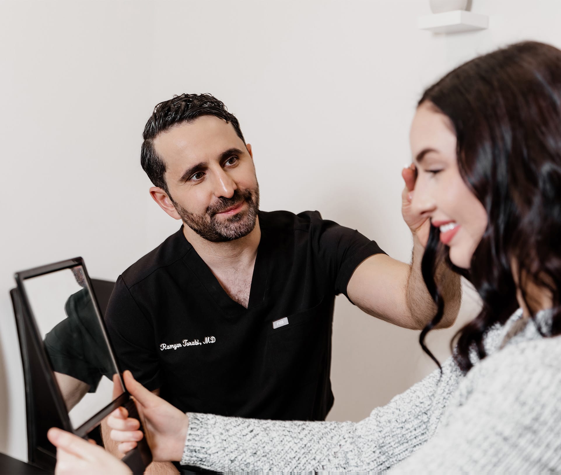 doctor talking to patient