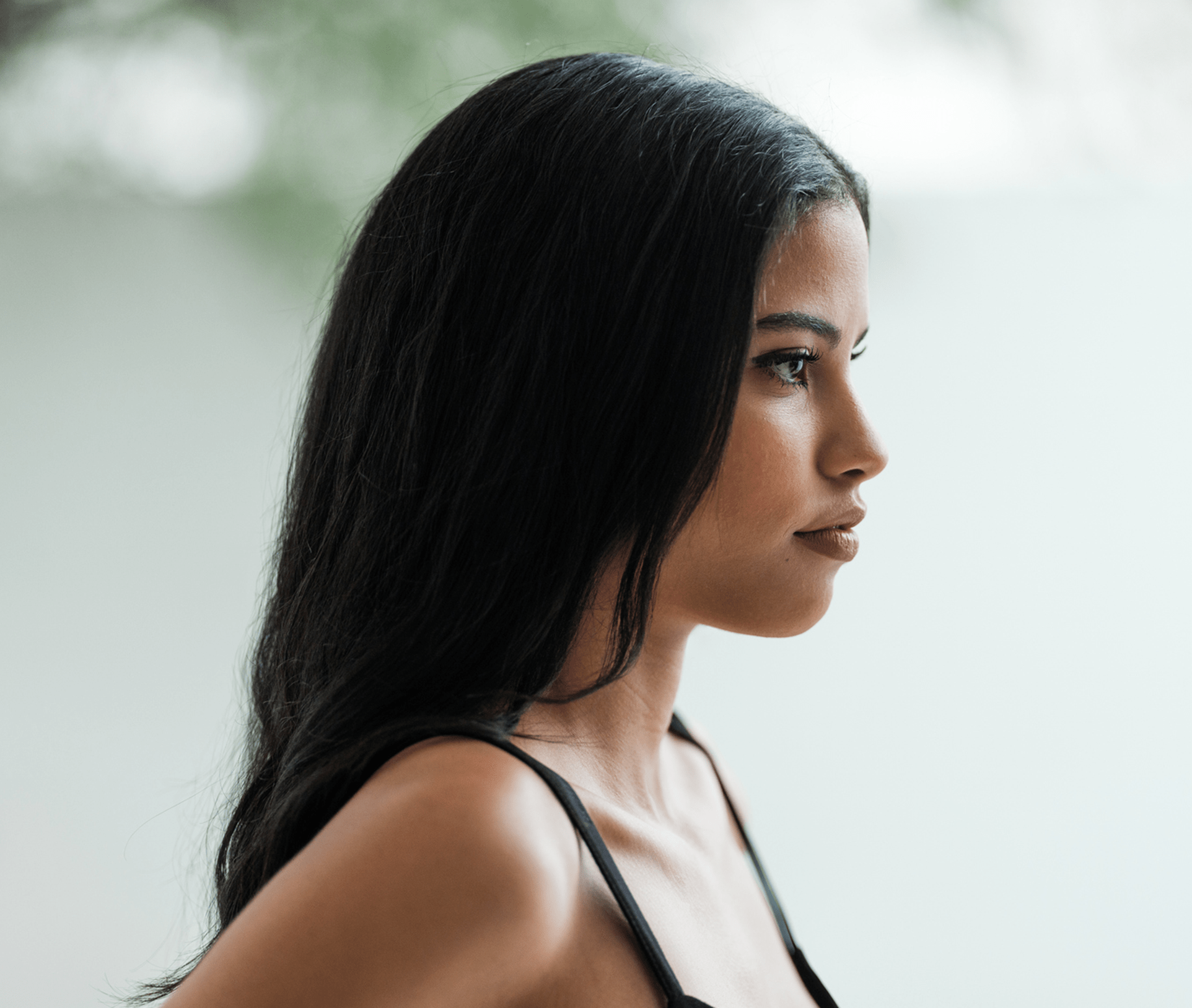profile view of woman